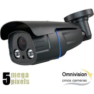 Beveiligingscamera - 5 megapixel 4 in 1 Camera - 60m Nachtzicht - 2.7-13.5mm Motorzoom Lens - Stevige Bullet Camera Voor Binnen & Buiten