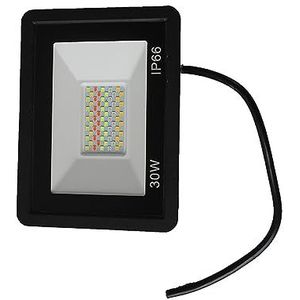LED-schijnwerpers, Tuya LED Smart Schijnwerpers WiFi + BT Smart Home Buitenverlichting Smart Life App RGB + W + C Schijnwerper IP66 30/50 W/100 W Spotlight Helder Werklicht (Color : 1, Size : 50W)