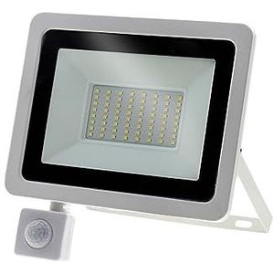 LED-schijnwerpers, LED Schijnwerper PIR Bewegingssensor Reflector LED Schijnwerper Waterdicht IP66 Spotlight Muur Buitenverlichting Wit Warm Wit Helder Werklicht (Color : Warm Light2, Size : 100W)