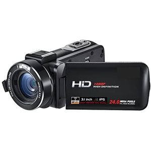 Videocamera Video camera digitale camcorder vol HD Z20 1080P IR Night Vision Vlog -camera's for blogger fotograferen thuisgebruik (Color : Standard)