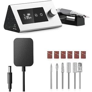 Elektrische nagelboor, 35000 rpm elektrische nagelboor manicure machine for hand- en voetreparatie manicure snijset nagel gel polijstmachine salonapparatuur Gemakkelijk te gebruiken, voor acryl- en ge