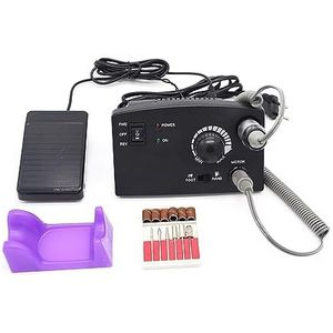 Elektrische nagelboor, 35000 RPM Elektrische Nagel Boor Machine Elektrische Manicure Machine Boren Accessoire Pedicure Kit Keramische Nail Boor Nail Gereedschap Gemakkelijk te gebruiken, voor acryl- e