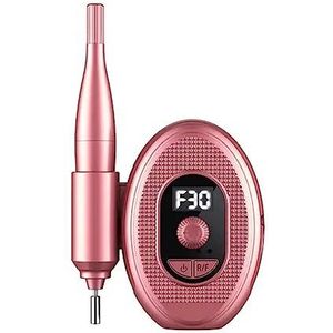 Elektrische nagelboor, Draagbare elektrische nagelboor, compacte Efile elektrische professionele nagelvijlset for gelnagels, manicure-pedicure-polijstgereedschap Gemakkelijk te gebruiken, voor acryl-