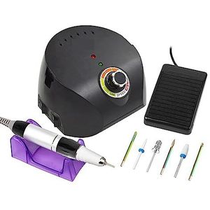 Elektrische nagelboor, Professionele Elektrische Nagelpolijstmachine, Freesmachine For Manicurenagel, Boorgereedschap Nagelpedicure Art-apparaat Gemakkelijk te gebruiken, voor acryl- en gellak (Color