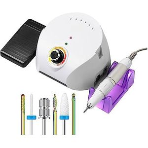 Elektrische nagelboor, Professionele Elektrische Nagelpolijstmachine, Freesmachine For Manicurenagel, Boorgereedschap Nagelpedicure Art-apparaat Gemakkelijk te gebruiken, voor acryl- en gellak (Color