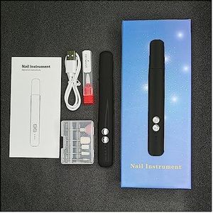 Elektrische nagelboor, Professionele nagelboormachine, elektrische manicure-freesset, boortjes for nagelvijlen, gereedschap for het verwijderen van gellak Gemakkelijk te gebruiken, voor acryl- en gell