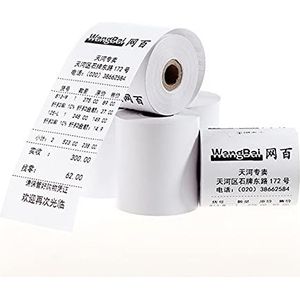 Etiketprinters Mini 58mm Bluetooth-printer Draagbare thermische ontvangstprinter for mobiele telefoon Pocket Bill (Color : 5pcs 57x30x18)