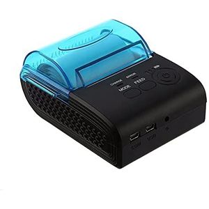 Etiketprinters Mini 58mm Bluetooth-printer Draagbare thermische ontvangstprinter for mobiele telefoon Pocket Bill (Color : ZJ-5805LN)
