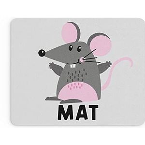 Muismat MM401 Grappige muismat bureau accessoires voor computer collega's collega's muis woordspel rat cadeau