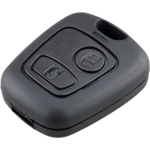 Autosleutelbehuizing 2 knoppen voor Peugeot 206 - 206+ - 206CC