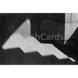 Stanislav Tuma - Townhall Steps, Prague - Vintage dubbele kaarten - Zwart-wit - Set van 10 kaarten met eco-katoen enveloppen