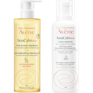 Avène XeraCalm A.D. Olie + Crème 400ml - Bundel