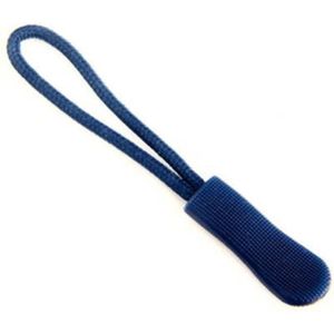 Zipper puller donker blauw - per 3 stuks