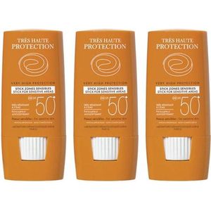 Avène Sun Stick SPF50+ - Zonnebrand - 3x 8 g
