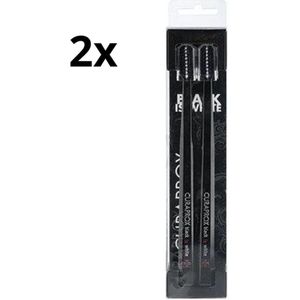 2x Curaprox CS 5460 Black is White Duo Tandenborstels - zwart/zwart