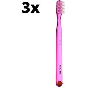 3x GUM Tandenborstel Classic Compact Soft 409