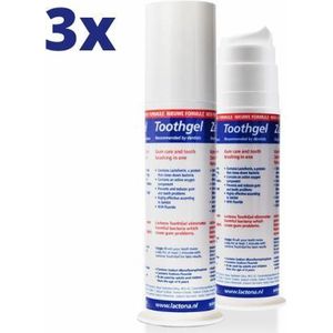 Lactona Tandgel - 3 x 100 ml - Voordeelverpakking