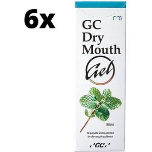 GC Dry Mouth Gel Mint - 6 x 35 ml - Voordeelverpakking