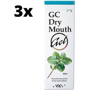 GC Dry Mouth Gel Mint - 3 x 35 ml - Voordeelverpakking