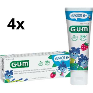 GUM Junior Tandpasta (6-12 jaar) - 4 x 50 ml - Voordeelverpakking