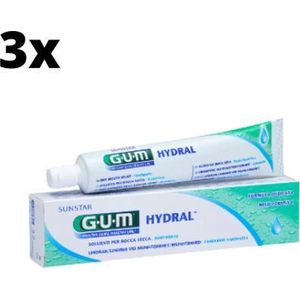 GUM Hydral Tandpasta - 3 x 75 ml - Voordeelverpakking