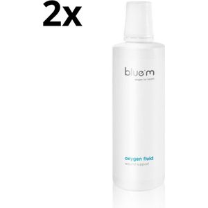 2x BlueM Oxygen Fluid Mondwater 500ml - Voordeelverpakking