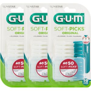 GUM Soft-Picks Large - 3 x 50 stuks - Voordeelverpakking
