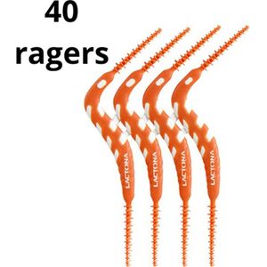 Lactona FlexPicks 2in1 M/L Oranje - 2 x 20 stuks - Voordeelverpakking
