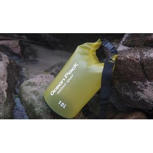 Waterdichte Tas - Dry bag - 5L - Geel - Ocean Pack - PVC - Dry Sack - Survival Outdoor Rugzak - Drybags - Boottas - Zeiltas