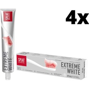 Splat Special Extreme White Tandpasta - 4 x 75 ml - Voordeelverpakking