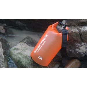Waterdichte Tas - Dry bag - 10L - Oranje - Ocean Pack - PVC - Dry Sack - Survival Outdoor Rugzak - Drybags - Boottas - Zeiltas