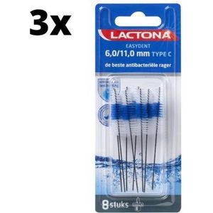 Lactona Easydent C - 6.0-11.0mm - 3 x 8 stuks - Voordeelverpakking