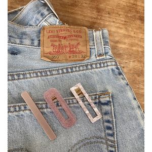 Fashion haarclip paars 3 stuks - Kerst Cadeau