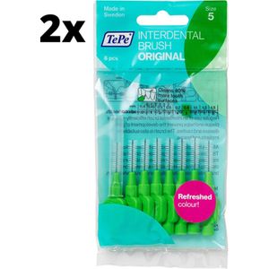 TePe Ragers Groen 0,8mm - 2 x 8 stuks - Voordeelverpakking