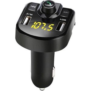 Draadloze auto Bluetooth-Auto MP3 Speler Fm-zenderaccessoires-telefoon opladen via USB-adapter Wireless-transmitter met USB-Handsfree carkit- Auto Accessoires -Muziek-Handsfree Bellen-Auto