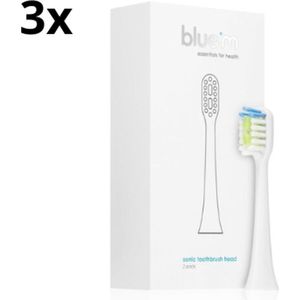 Bluem Opzetborstels Sonic+ - 3 x 2 stuks - Voordeelverpakking