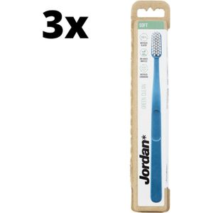 3x Jordan Tandenborstel Green Clean Soft - Voordeelverpakking