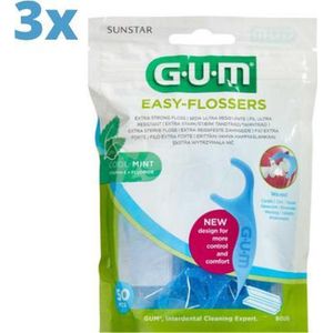 Gum Easy Flossers - 3 stuks