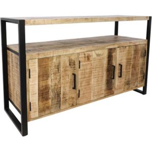 Dressoir - Sideboard - Industrieel - Kast - Kasten - Halmeubel - Mangohout - 130 cm breed