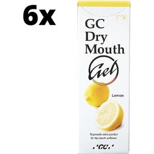 GC Dry Mouth Gel Lemon - 6 x 35 ml - Voordeelverpakking