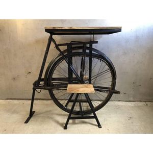 Vtw Living - Decoratieve Tafel - Statafel - Fiets - Decoratie - 91 cm hoog