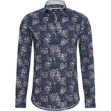 Marshall - Italiaans Overhemd - Hoge Kraag - Print - Moda Italia