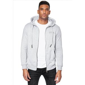 Rusty Neal - Heren Vest - Grijs - Rits - Moda Italia