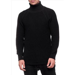 RustyNeal - Heren Coltrui - Zwart - Longsleeve - Coltrui