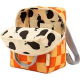 Sticky Lemon Farmhouse Backpack Small Checkerboard pear jam - ladybird red