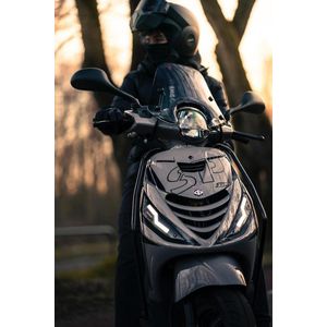 Piaggio Zip Stickerset - Full Led Stickerset - Zip SP - Scootersticker - Scooter Accessoires - Mat Zwart