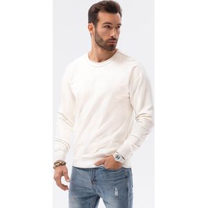 Ombre - Effen Mannensweater - Zwart - Katoen/Polyester - Normale Fit