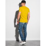 Ombre - S1370 - T-shirt - Geel - Heren