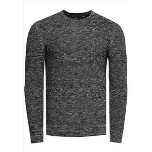 RustyNeal - Heren Trui - Zwart - Longsleeve - Ronde Hals