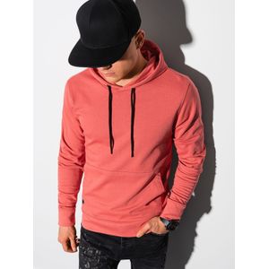 Ombre - Herenhoodie - Koraal - Steekzakken - Zachte Stof